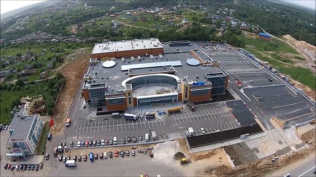 Сергиев Посад. Над Новоугличским шоссе на DJI Phantom смотреть онлайн