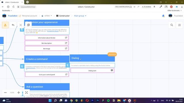 Communicating via Telegram Bot — Chatbot Feedback with Dialogue in Messenger and on The Site смотреть онлайн