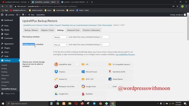 how to take backup of wordpress website every week - updraft plugin смотреть онлайн