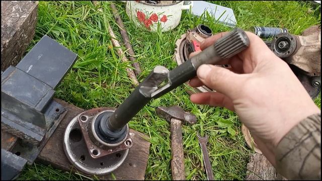 Минитрактор своими руками. 1-я часть. Укорачивание моста.