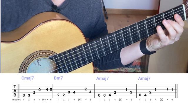 How to Play Pink and White by Frank Ocean - 90 Second Guitar Lesson смотреть онлайн