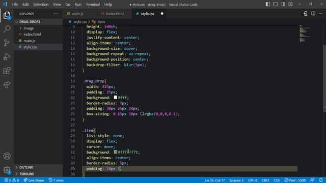 Drag and Drop Using HTML CSS & JavaScript смотреть онлайн