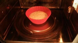 Лимонный кекс в микроволновке