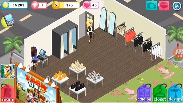 Играю в игру Fashion Story... смотреть онлайн