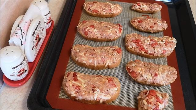 Бутерброды КОТЛЕТА под СЫРОМ. Вкусные и Быстрые бутерброды в духовке на перекус смотреть онлайн