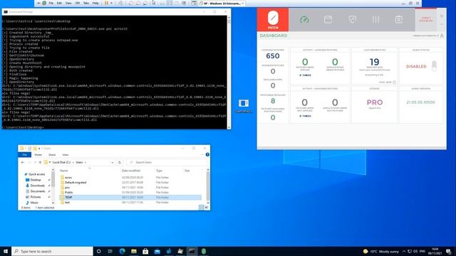 Micropatching improperly fixed CVE-2021-34484 (0day) смотреть онлайн