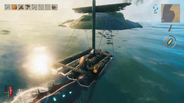 Valheim - First leviathan attack. смотреть онлайн