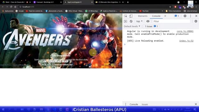 Bootstrap 5 + Angular 12 carousel slider de imagenes PARTE 2/2 смотреть онлайн