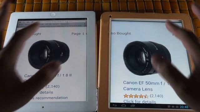ifive X VS ipad 2 internet surfing test (Amazon.com) смотреть онлайн