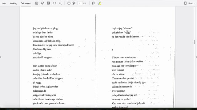 Exempel på läsning av Ernst Brunners dikt "Paviljongen" смотреть онлайн