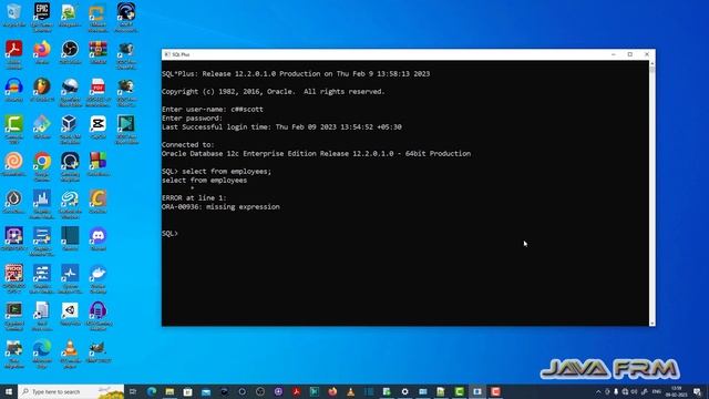 ORA-00936: missing expression - Oracle Database 12c Error Messages смотреть онлайн