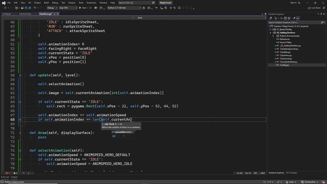 2. Main character sprite animation - Creating a 2D platformer in PyGame смотреть онлайн