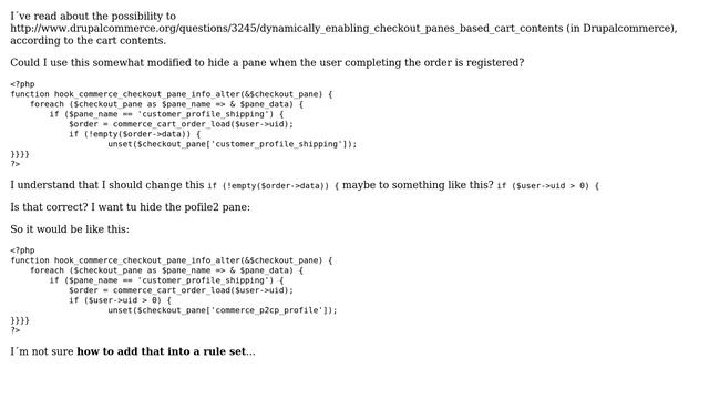 Drupal: Is this snippet modification correct? (php snippet in a drupal commerce rule) смотреть онлайн