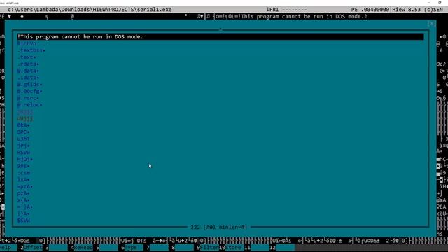 HIEW tutorial hexadecimal editor part 1 HD Basics смотреть онлайн