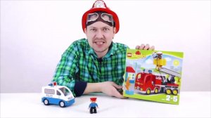 АЛЕКС ГАРАЖ И ПОЖАРНАЯ МАШИНА | LEGO DUPLO