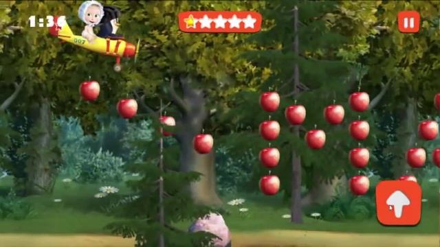 For Kids - Masha and the Bear - Fun games. bear rabbit cat. смотреть онлайн