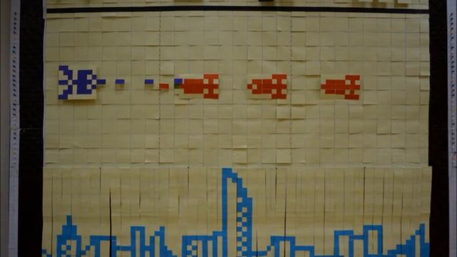 Kantar - Post-IT Art - AMRB - Stop Motion Animation - Space Impact смотреть онлайн