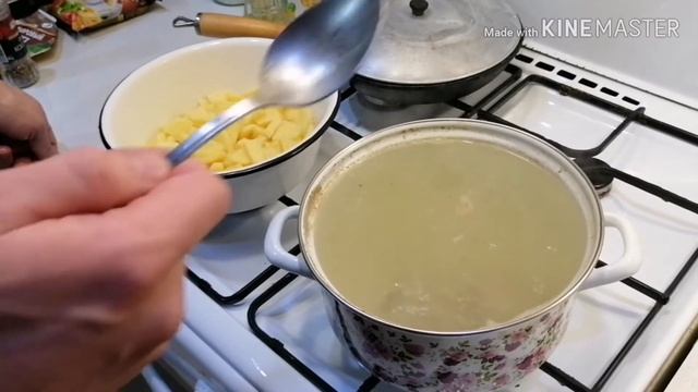Любимый суп доченьки с лапшой