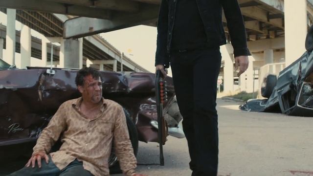 Milton Gets In An Epic Highway Fight w/ The Accountant's Men | Drive Angry смотреть онлайн