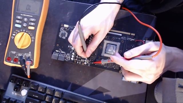 DON'T USE CONTINUITY MODE TO CHECK GPUS FOR SHORT CIRCUITS смотреть онлайн