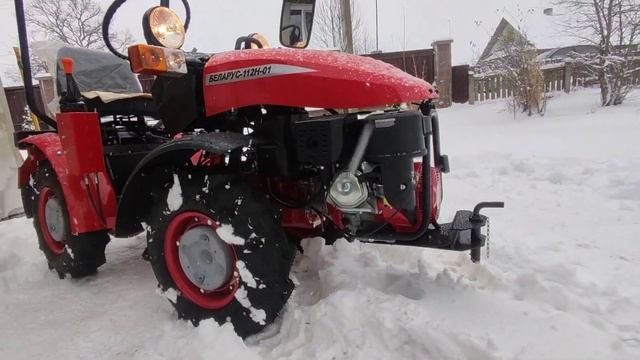 Минитрактор МТЗ Беларус-112Н-01. Купили мечту миллионов.Краткий обзор. смотреть онлайн