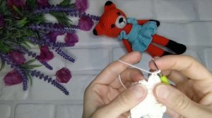 МК Вязаная Лисичка-Люся!!! Часть-2я, туловище, оформление, сарафанчик!!!#вязаныеигрушки #лисичка