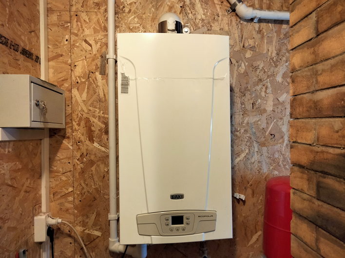 УСТАНОВКА ГАЗОВОГО КОТЛА "BAXI" смотреть онлайн