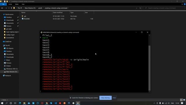 Git : Switch between different branches in git смотреть онлайн