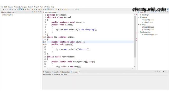 Abstraction || Java || Day 23 смотреть онлайн