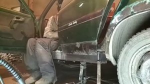Порог из проф трубы на ваз часть 2 сварка