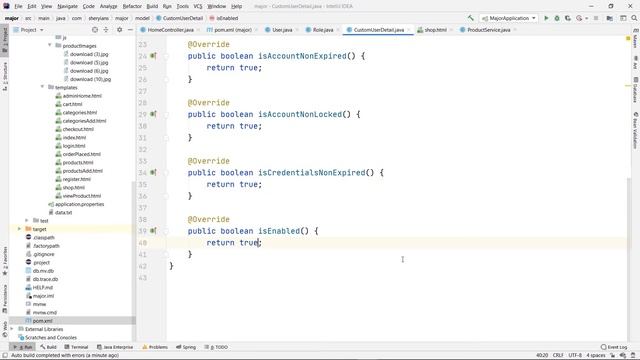 E-Commerce WebApp| Authentication - UserDetail | Part 13 | Spring Boot | Thymeleaf | Java | CMS смотреть онлайн