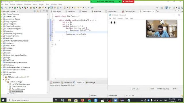 Pattern Programs In Java Asked In Tcs,Infosys,Cognizant,Capgemini & Other All MNC'S смотреть онлайн