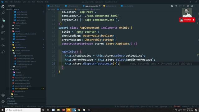 33. Implement auto Login Functionality in the Ngrx Angular Application. смотреть онлайн