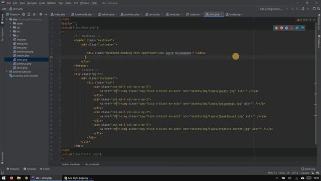 7- Htaccess ile hata (Error) sayfası yönlendirme - PHP MySQL Admin Paneli Eğitimi смотреть онлайн