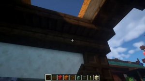 Большая японская база в майнкрафте