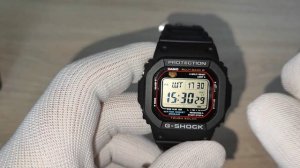 Настройка часов CASIO G-SHOCK GW-M5610U. Часть2