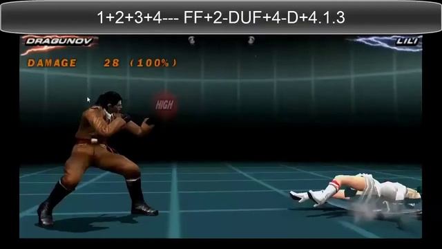 tekken 5 dark resurrection: dragunov combo tutorial смотреть онлайн