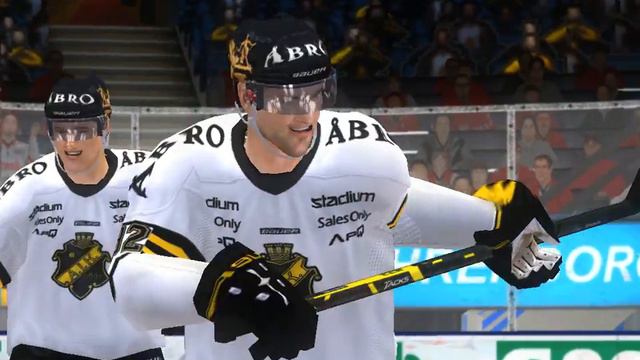 NHL09 Skandi Mod Timrå Vs. AIK 15-16 Vänskapsmatch Höjdpunkter