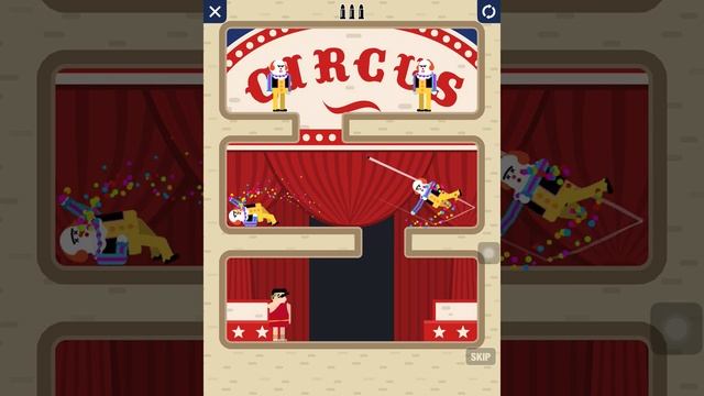 Mr Bullet CLASSIC Chapter 16 CIRCUS - LEVEL 254 - WALKTHROUGH (3 STAR FANTASTIC) смотреть онлайн
