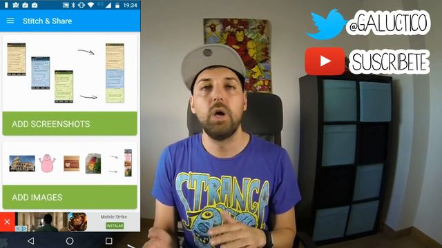 Cómo unir capturas de pantalla en Android (Stitch and Share) смотреть онлайн