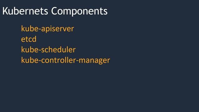 Kubernetes components | Kubernetes Master and Node components смотреть онлайн