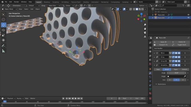 Hard Surface деталь в Blender смотреть онлайн