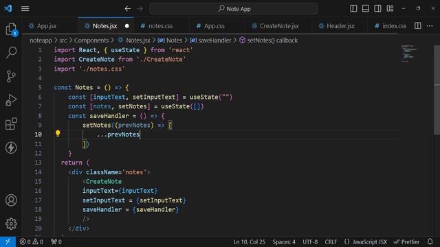How to Build a Notes App with React and localStorage | React Beginner Project смотреть онлайн