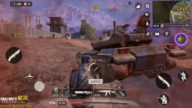 Новый легендарный модуль тактический фонарик и танк в королевской битве в call of duty mobile смотреть онлайн