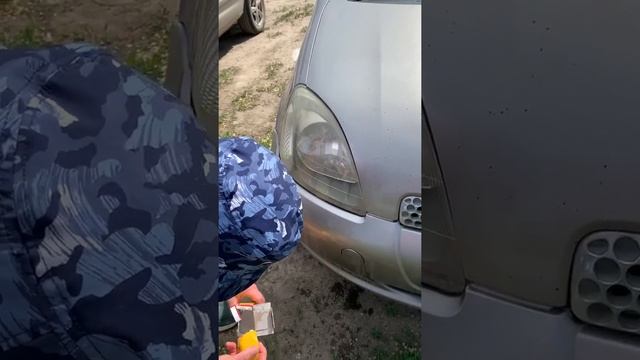 Полировка фар пищевая сода + лимон #лайфхак #пищевая #сода #лимон смотреть онлайн