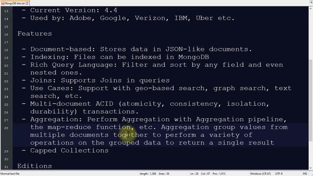 What is MongoDB | Features | Difference between MySQL and MongoDB смотреть онлайн