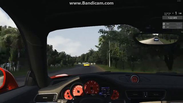 Assetto Corsa Porsche Carrera Thomson Road Grand Prix 1 0 AI behavior test race lap onboard смотреть онлайн