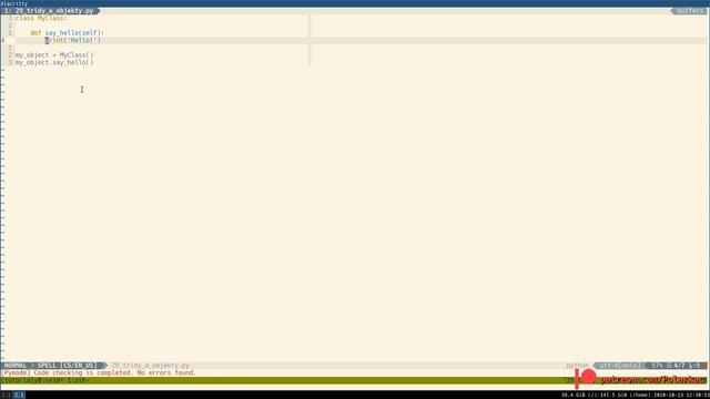 Python 3 - Třídy #29 смотреть онлайн