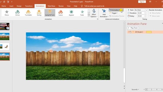 How to use Entrance & Exit Animation in 3D Model in MS-Power Point? смотреть онлайн