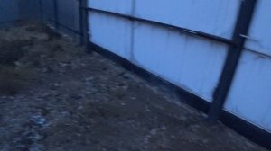 Установка забора при высоком уровне УГВ.